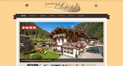 Desktop Screenshot of gaesteheim-schoepf.at