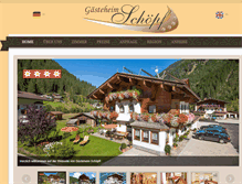 Tablet Screenshot of gaesteheim-schoepf.at